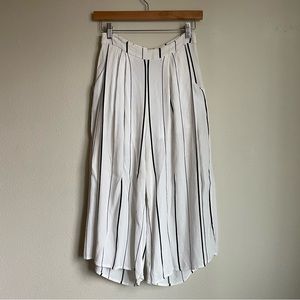 Leith High Rise Wide Leg Stripe Pant Size XS